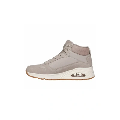 Afbeelding van Skechers Uno Stacre Shine Dames Sneakers Beige