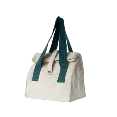 Afbeelding van Pebbly Lunchtas, Organic , Katoen, Navy Blauw, 4 Liter
