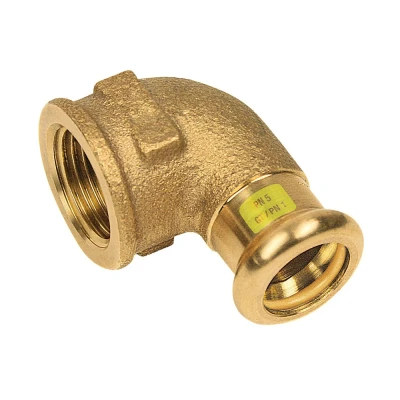 Afbeelding van Bonfix Perskoppeling Koper Gas Kniekoppeling 90 1 1/2&quot;x42mm