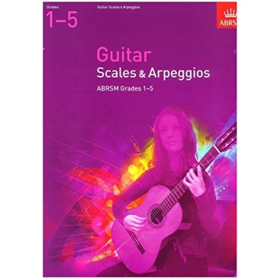 Afbeelding van Abrsm guitar scales and arpeggios: from 2009 (grades 1 5)