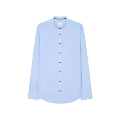 Afbeelding van Seidensticker Mandarin TAPE SLIM FIT Overhemd, Heren, Maat: 41, Hellblau