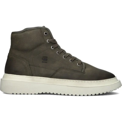Afbeelding van G Star Raw Dexter Mid Nub M Hoge sneakers Heren Groen Maat 40