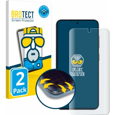 Afbeelding van BROTECT Screenprotector voor Samsung Galaxy S24 Folie Beschermfolie matte volledig dekking (2 Stuks)
