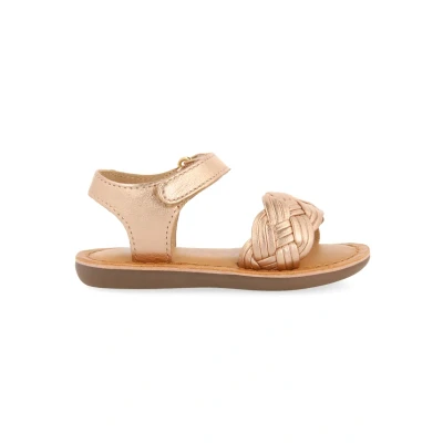 Afbeelding van Gioseppo CON Trenzado Y Cierre Ajustable Flushe Fushe Babyschoenen voor kinderen, Maat: 26, Oro rosado Leer
