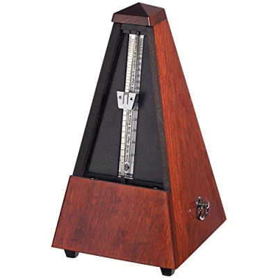 Afbeelding van Wittner M 801 metronoom Pyramide Mahagoni hochglanzend hout Accessoire voor keyboards