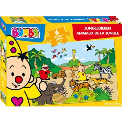 Afbeelding van Bumba Puzzel 6st Jungledieren