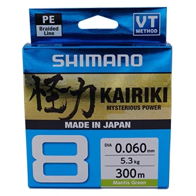 Afbeelding van Shimano Kairiki 8, 300 Pere, 0,160 mm/10,3 kg, gevlochten vislijn, 59WPLA68R03