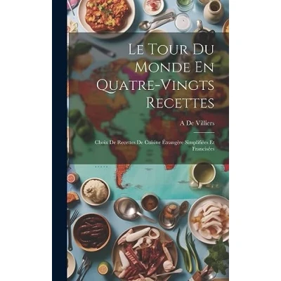 Afbeelding van Le Tour Du Monde En Quatre Vingts Recettes: Choix De Recettes Cuisine Étrangère Simplifiées Et Francisées