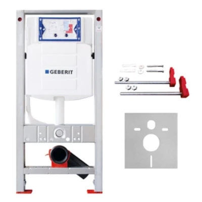 Afbeelding van Burda BS+ WC elementPLUS met geberit inbouwreservoir UP320 112cm dual flush frontbediening breedte 52.5cm