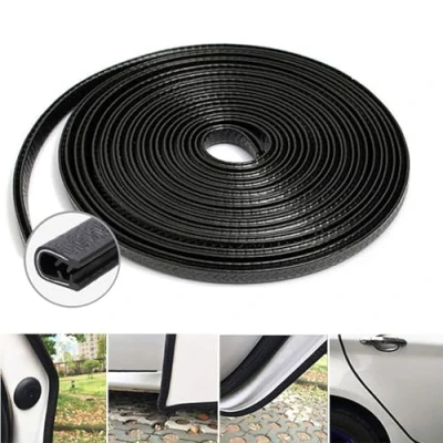 Afbeelding van Autodeurrandbeschermer voor Mercedes Benz GLC C V A B Serie W205 W246 W447 X156 C117 X253 C253, U vormige autodeurbeschermers Randbeschermers, Rubberen randafwerking, Autodeurafdichting