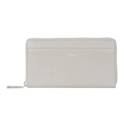 Afbeelding van JOOP! Leren Portemonnee Lantea Yura Purse Lightgrey Lichtgrijs