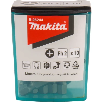 Afbeelding van Makita Schroefbit Ph2x50mm 10 Stuks B 26244