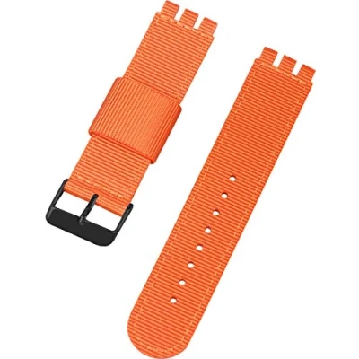 Afbeelding van Shieranlee Compatibel met stalen band (17 mm, 19 20 22 mm), zachte geweven nylon vervangende verstelbare sluiting