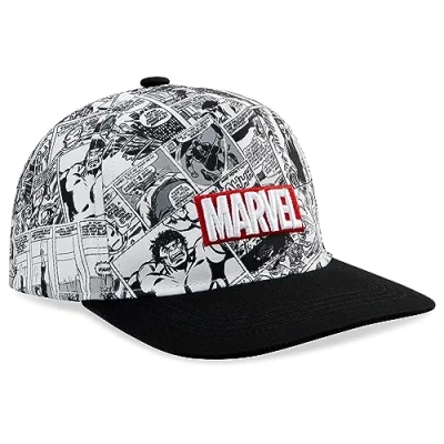 Afbeelding van Marvel Kindermuts voor jongens en meisjes, pet met verstelbaar vizier, honkbalpet, officiële gadget, vizier kinderen, zomer, Grijs, one size