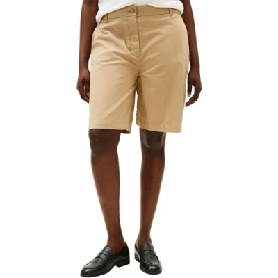 Afbeelding van Tommy Hilfiger Curve Shorts, Dames, Maat: 48, Beige