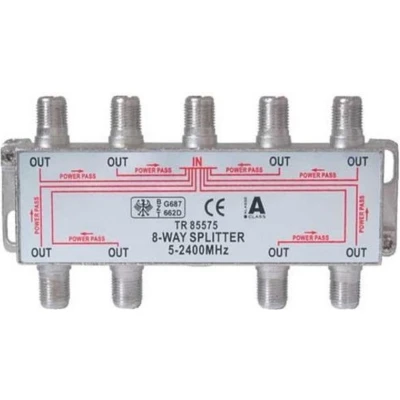Afbeelding van F satelliet splitter met 8 uitgangen / 5 2400 MHz