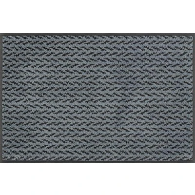 Afbeelding van wash+dry by Kleen Tex Mat Duo Denim Inloopmat, antislip, geschikt voor binnen en buiten, wasbaar