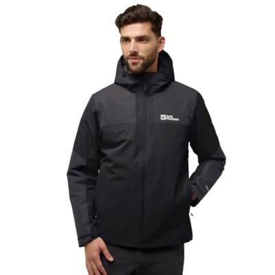 Afbeelding van Jack Wolfskin Jasper Ins JKT M Jas voor heren, Zwart, S