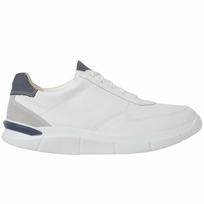 Afbeelding van Ganter 251721 Lage sneakersHeren sneakersVrije tijdsschoenen Kleur: Wit/beige Maat: 44