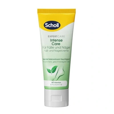 Afbeelding van Scholl rijke voet en nagelcrème, ideaal voor ruwe zeer droge voeten, met ureum vitamine complex, verhoogt het vochtgehalte, 75 ml
