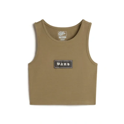 Afbeelding van Vans Fitted Top, Dames, Maat: 34, Olive