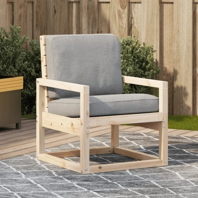Afbeelding van Tuinstoel 57,5x63x76 cm massief grenenhout