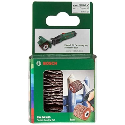Afbeelding van Bosch Home and Garden 1600A00152 Schuurrol Flexibele rol SW60 K80 voor Texoro Verwijderbare