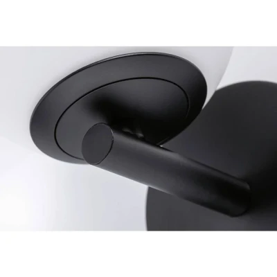 Afbeelding van Paulmann Gove 71074 LED wandlamp 5 W Zwart (mat), Satijn