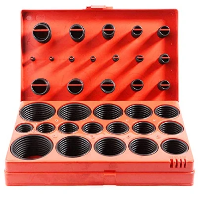 Afbeelding van Spurtar 419 stuks rubberen O ring assortimentsset voor isolatiepakkingen wasmachine airconditioning autoreparatie auto voertuig zwart