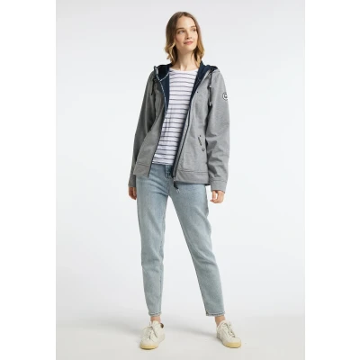 Afbeelding van Functioneel jack DREIMASTER S / Grijs Melange Marine 65% Polyester 35% Viscose