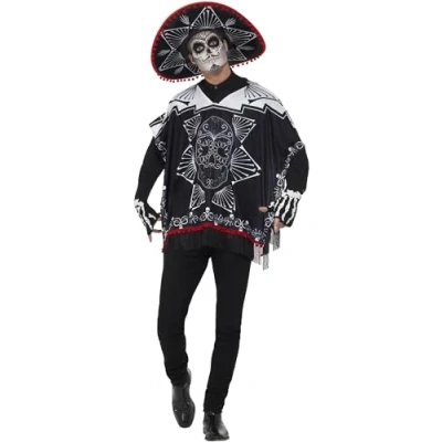 Afbeelding van SMIFFY&#039;S Skelet Dia de los Muertos set voor volwassenen M