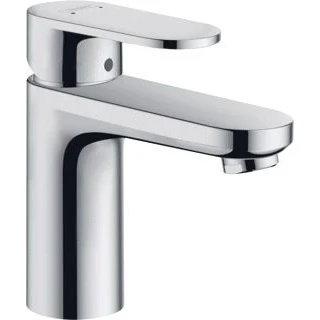 Afbeelding van Hansgrohe vernis blend wastafelmengkraan 70 brass met pop up afvoer trekstang chroom verpakt per 6 71587000