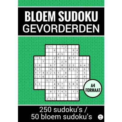 Afbeelding van Bloem Sudoku Gevorderden 250 Sudoku‘s / 50 nr. 28