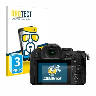Afbeelding van BROTECT Screenprotector voor Panasonic Lumix DC G91 Folie Beschermfolie Beschermglas transparant (3 Stuks)