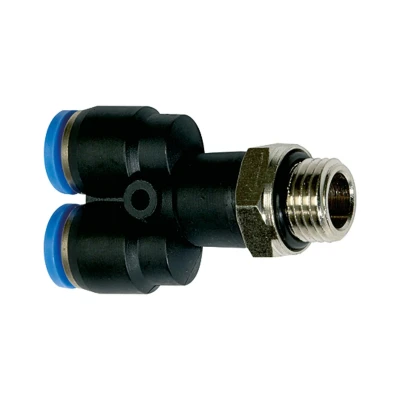 Afbeelding van PERSLUCHT Y STUK 8X6 MM X 1/4&quot; UITW KUNSTSTOF KLEM