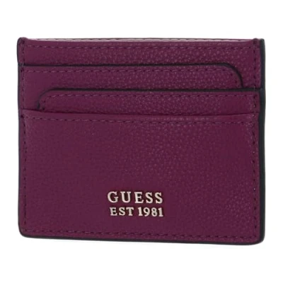 Afbeelding van GUESS Meridian SLG Card Holder Boysenberry, boysenberry