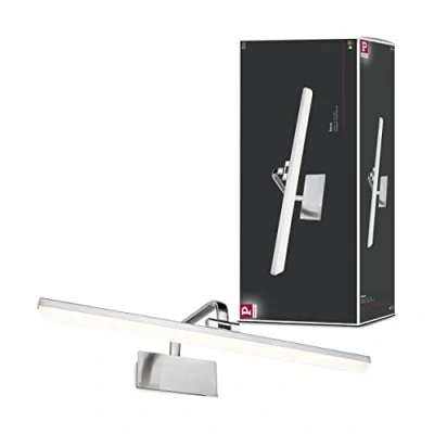 Afbeelding van Paulmann 95573 LED schilderijlamp Renan 600mm incl. 1x11 W warmwit alu geborsteld schilderijverlichting metaal, acryl wandlamp 3000 K