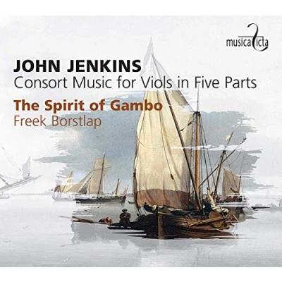 Afbeelding van The Spirit Of Gambo, Freek Borstlap Consort Music For Viols In Five Parts (CD)