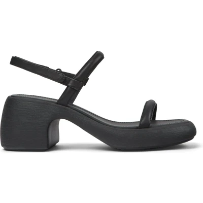 Afbeelding van Camper Thelma Sandalen met plateauzool, Dames, Maat: 40, Black Leer