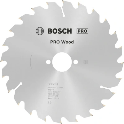 Afbeelding van Bosch Accessoires Cirkelzaagblad Optiline Wood 190 x 30 2,0 mm, 24 1st 2608641185