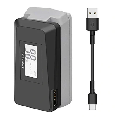 Afbeelding van LYONGTECH USB batterijlader met Quick Charge 3.0 voor DJI Mini 2, SE/2 SE Drone, opladen LED display Raqid oplaadhub accessoires
