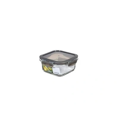 Afbeelding van LocknLock OVEN GLASS vershouddozen glas met deksel, 500 ml, 140 x 67 mm, koelkast, vriezer en vaatwasser, borosilicaatglas tot 400 C, ovenbestendig, magnetronservies deksel
