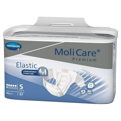 Afbeelding van Molicare Premium Slip Elastic 6 gouttes Small paquets de 30 protections