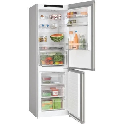 Afbeelding van Bosch Serie 4 KGN362IDF koel vriescombinatie Vrijstaand 321 l D Roestvrijstaal