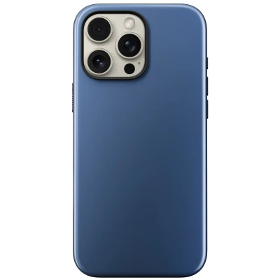 Afbeelding van Apple iPhone 16 Pro Max MagSafe Hoesje Kunststof Nomad Hardcase/Backcover Blauw Telefoonhoesje Shockproof/Valbescherming