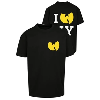 Afbeelding van Mister Tee WU TANG Loves NY Oversize Tshirt print, Heren, Maat: Large, Black