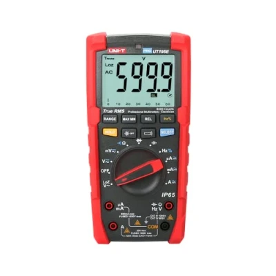 Afbeelding van UNI T PRO UT195E / MIE0295 True RMS/LCD scherm/zaklamp, zwart/rood
