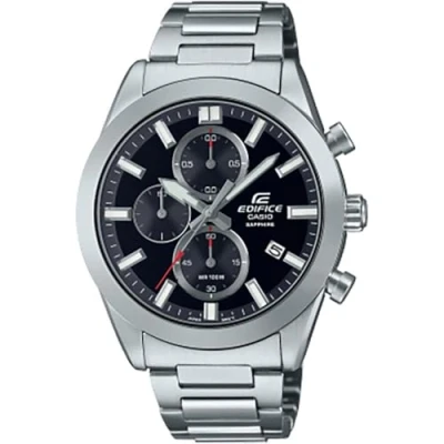 Afbeelding van Casio Edifice EFB 710D 1AVUEF Horloge Chronograaf ,saffierglas, 41 mm