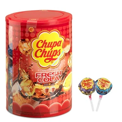 Afbeelding van Chupa Chups Cola lolly&#039;s snoep 100 stuks
