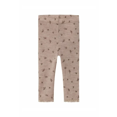 Afbeelding van NAME IT BABY wollen slim legging grijs